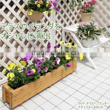High Quality and Handmade Wooden Big Size Flowerpot
