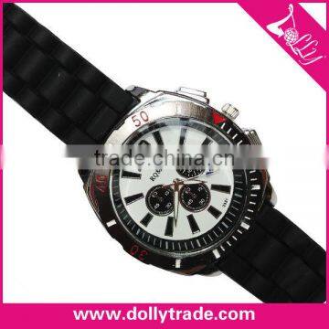 2015 Customized OEM Men PVC Quartz Wrist Watch