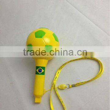 2014 World Cup customized vuvuzela maracas/ horn with maracas