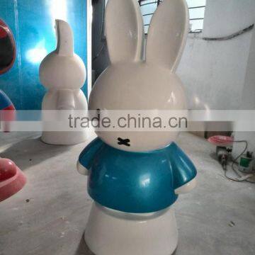 Outdoor or indoor FRP rabbit figurine