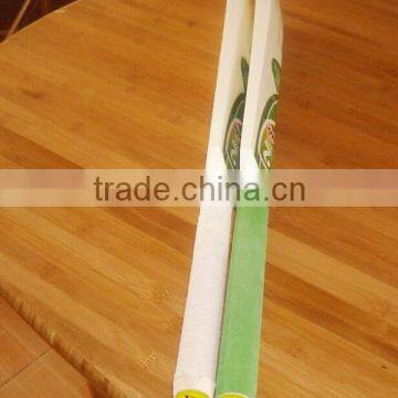 Hot sale custom logo cheap price wood tennis ball cricket bat in white green grips for sale made in china