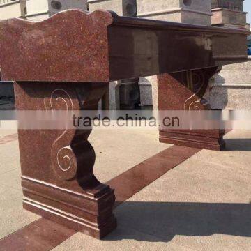 Natural India Red Granite Vessel Sink