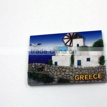 Custom Polyresin Greece Souvenir Fridge Magnet for Sale photo-2