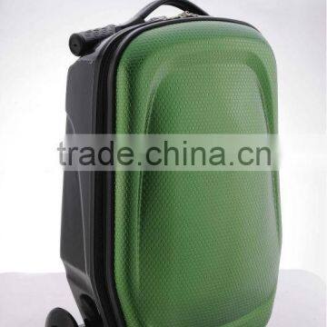 2017 hot sale Chinese suitcase / airport trolley luggage / scooter suitcase