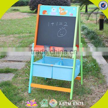 2017 Wholesale Kids Wooden Chalkboard Easel Portable Children Wooden Chalkboard Easel Best Wooden Chalkboard Easel W12B102 photo-5