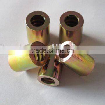 precision hose ferrule(crimp) with plating zinc for good quality