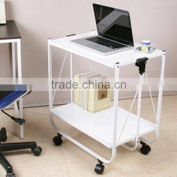 Best Sell Restaurant Folding Kitchen Metal Dining Serving Trolley Cart photo-2
