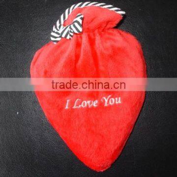 500ml Mini Blue Applique Football Cotton Hot Water Bottle With Covers photo-2