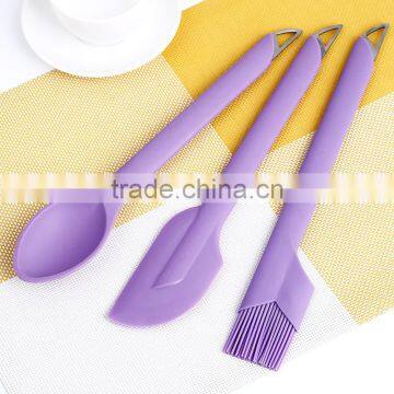 High Quality Factory Price Silicone Set Silicone Spoon Knife Brush Set photo-6