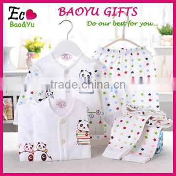 High Quality Baby Spring Clothes Set 100% Cotton Cheap Baby Clothes