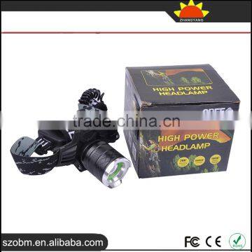 OEM XML-T6 LED Powerful 2000 Lumens Zoom Rechargable LED Headlamp photo-6