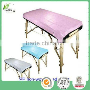 China Supplier 14 Years Factory Produce Kinds of Nonwoven Products PP Disposable Non-woven Bed Sheet photo-3