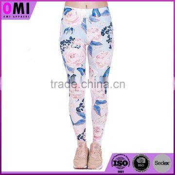 custom logo printed yoga leggings