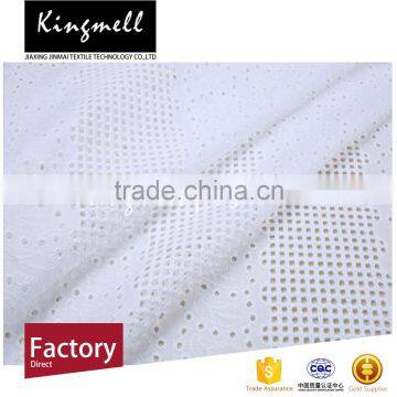 Wholesale Organic White Cotton Fabric With 100% Cotton for Lady Dress photo-4