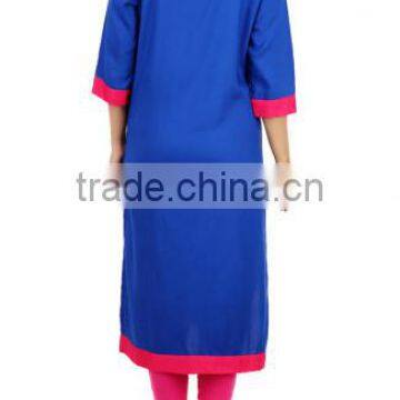 Fancy Long Kurta Embroidery Designs for Indian Women HSD2289 photo-4