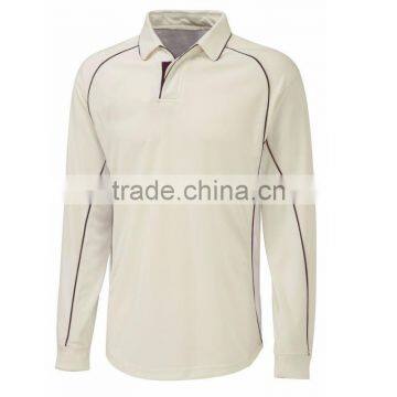 creamy white new design cricket jerseys, cricket team jersey design,sport t-shirts cricket