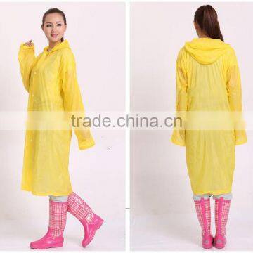 Adult Practical 100% PVC Foldable Raincoat