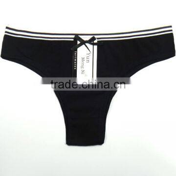 Yun Meng Ni Underwear Simple Solid Colors Quality Cotton Daily Bikini Woman Panty photo-6
