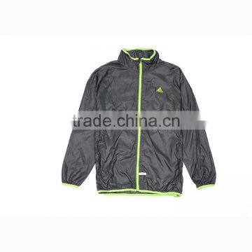 New Style Men's Wholesale Breathable Cheap Red Plain Waterproof Windbreaker Jacket photo-3