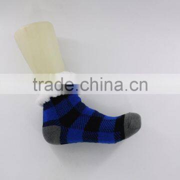Acrylic Faux Fur Anti Slip Home Soft Slipper Socks photo-5