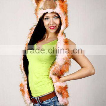 New Fashion Fur Cowboy Hat Wild Wolf Hat