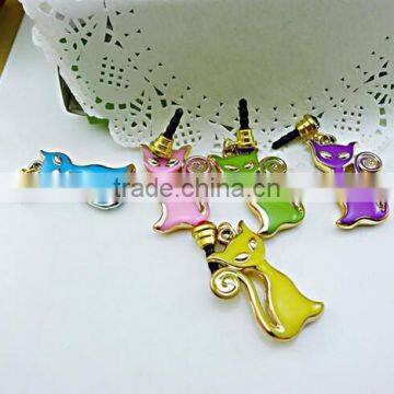 Good Selling 3.5 mm Earphone Dust Cap for Phone Cartoon Cat Design Earphone Cap Plug photo-5