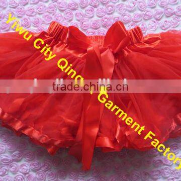 wholesale mini soft lace red dress little girl little girl bow short skirt Tutu Dress