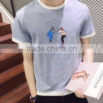 Summer Men's Short Sleeve T-shirt Cartoon Men's Cultivate One's Morality photo-2