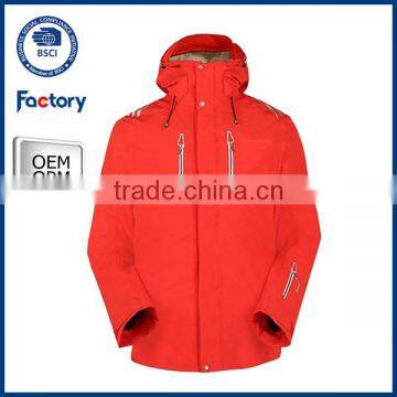 100%Polyester softshell jacket windbreaker waterproof ski jacket