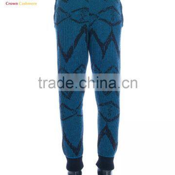 New Fashion Men Cashmere Intarsia Pants Trousers photo-4