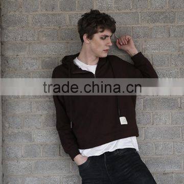 Wholesale Custom Men Gym Wear Blank Designer Cotton Reversible Full Zip Up Hoodies photo-4