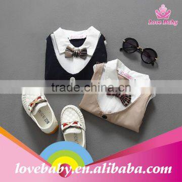 Baby Boys Gentle Stylish Clothing Handsome United Kindom Style Suit for New Boys Wholesaler photo-3