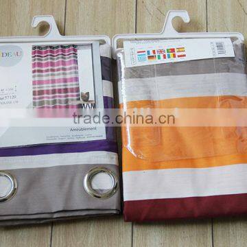 Polyester Bathroom Ready Made Shimmer Lined Panel Curtains With Grommets photo-6