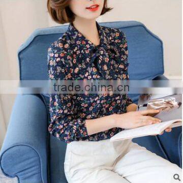New Models Blouses Fashion Elegant Office Blouse Work Wear Loose Printed Women Formal Tops and Blouses photo-3