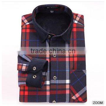 2014 the latest design 100% check casual shirt for men