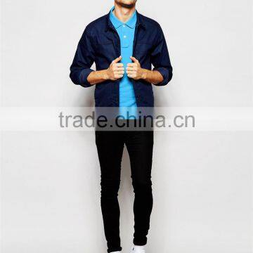 2016 Guangzhou Fashion Style 220g 100%Cotton Short Sleeve Brand Factory Clothes photo-4