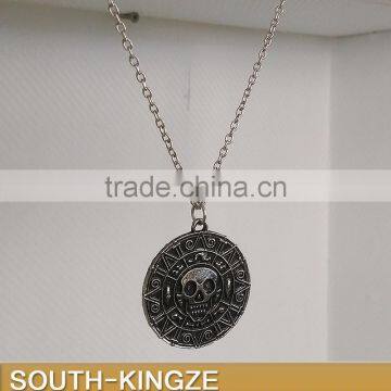 Carribean Sea Marine Style Metal Antique Silver Pendant photo-2