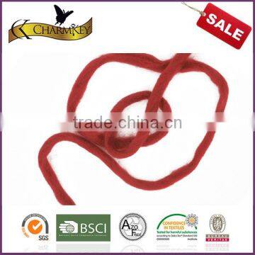 Charmkey Wholesale Hand Knitting Yarn Acrylic Polyester Thick Roving Yarn for Hats photo-3