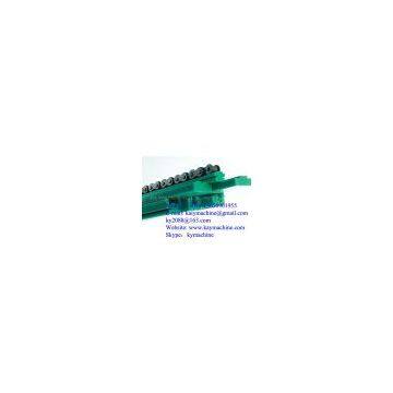 Chain guides for roller chains
