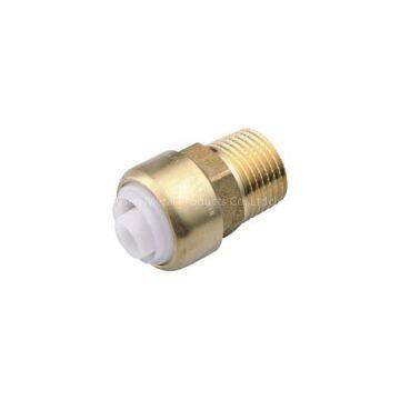 Brass Push-fit Fitting Male Straight