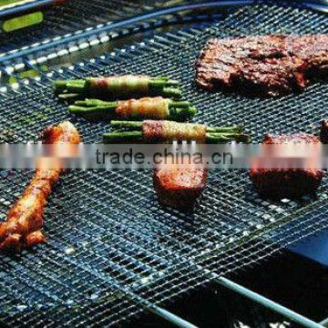 Reusable non-stick baking mesh sheet;bbq grill mesh sheet