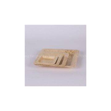 Bamboo Square Leaf Plate