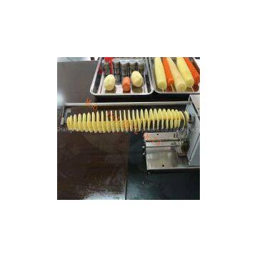 stainless steel automatic spiral potato cutter tornado potato cutter machine twist potato spiral cutter slicer