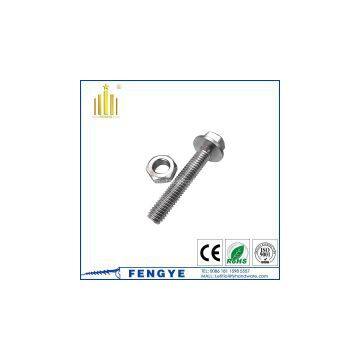 hot sale hex nut and flange bolt ss316