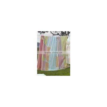 100% cotton velour striped beach towel