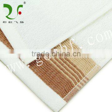 China Wholesale 100% Cotton Solid Color Satin Embroidered Face Towel photo-2