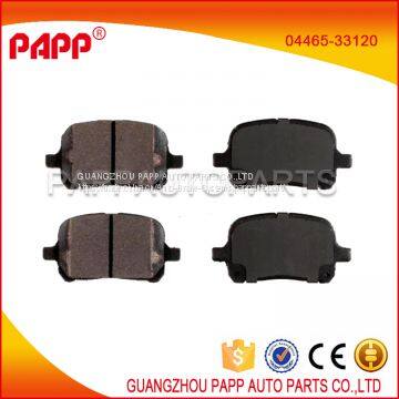 front wholesale brake pads for toyota camry 04465-33120