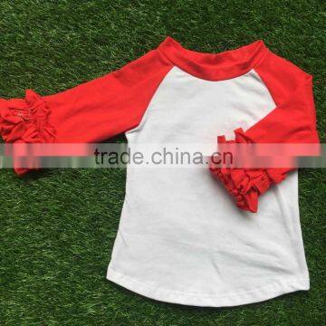 Kids wear icing boutique girl clothing ruffle reglan shirts