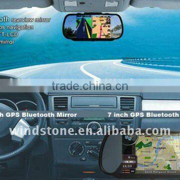 7inch Auto Dimming Rear View Mirror With Gps Navigation photo-5