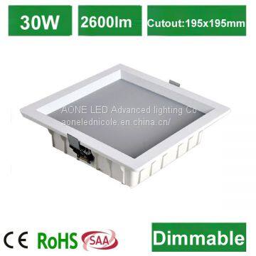 2017 Hot Wholesale PC Lighting Led Downlight Landlite Light Lamp 2600lm 30W Led Downlight